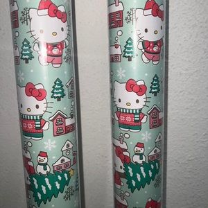 Hello Kitty christmas gift wrap paper in green 60sqft